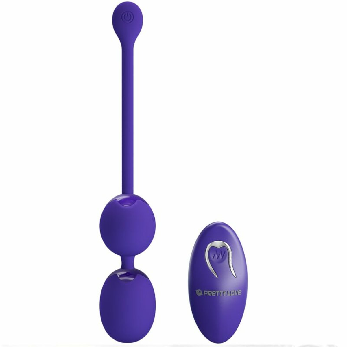 Pretty Love Violet Vibrating Balls & Remote Control