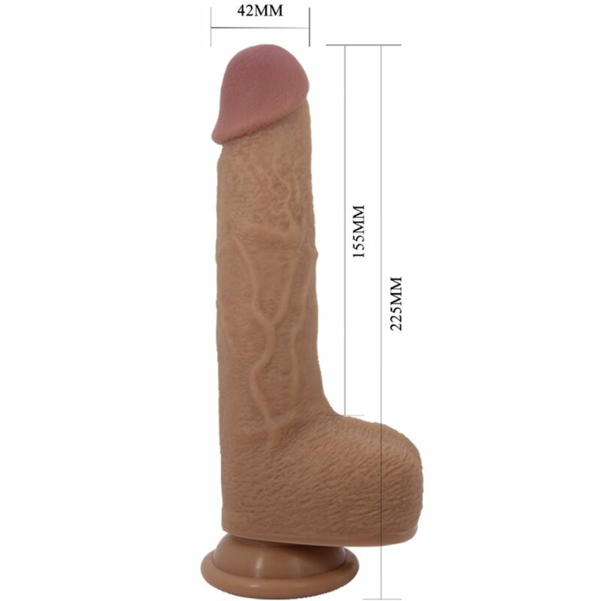 Pretty Love Tommy Realistic Dildo Vibrator 22.5cm