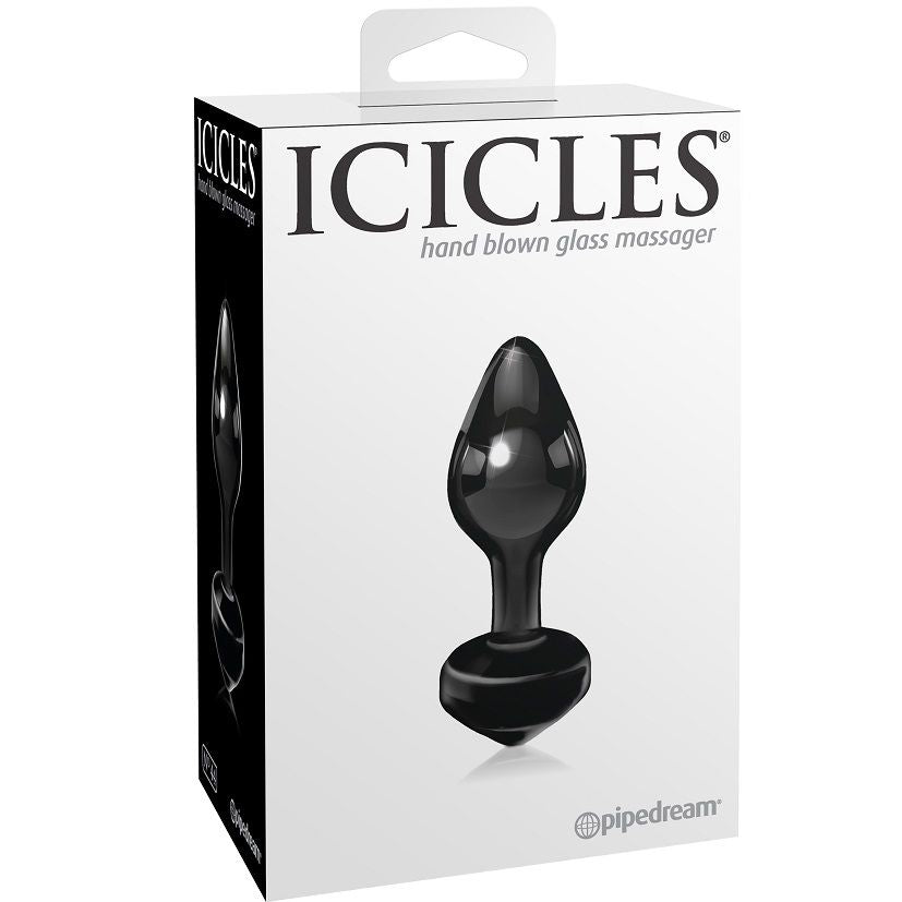 Butt Plug - Icicles Plug Black