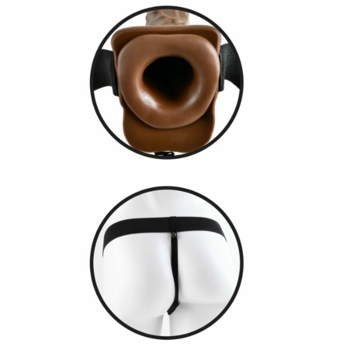 Fetish Fantasy 7" Hollow Strap-On With Balls