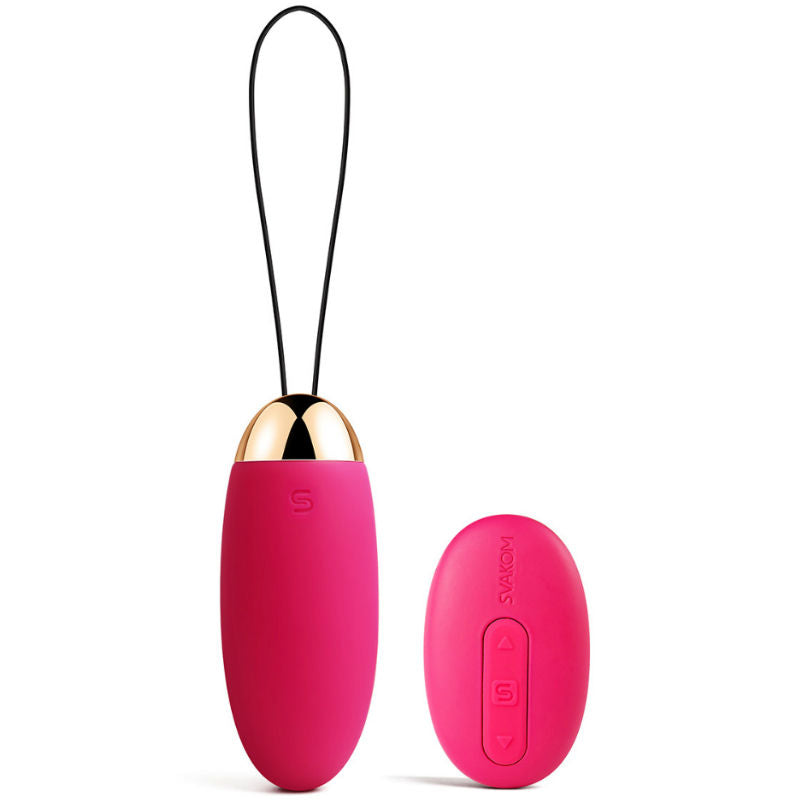 Svakom Elva Vibrating Egg Bullet Plum Red