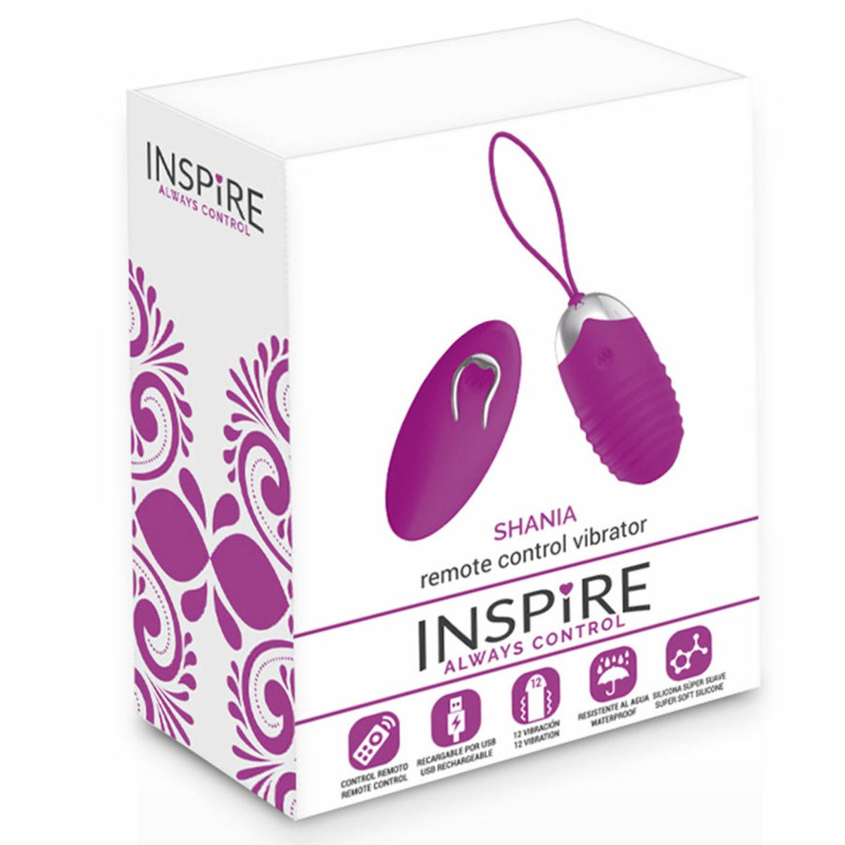 Inspire Shania Remote Control Vibrating Egg