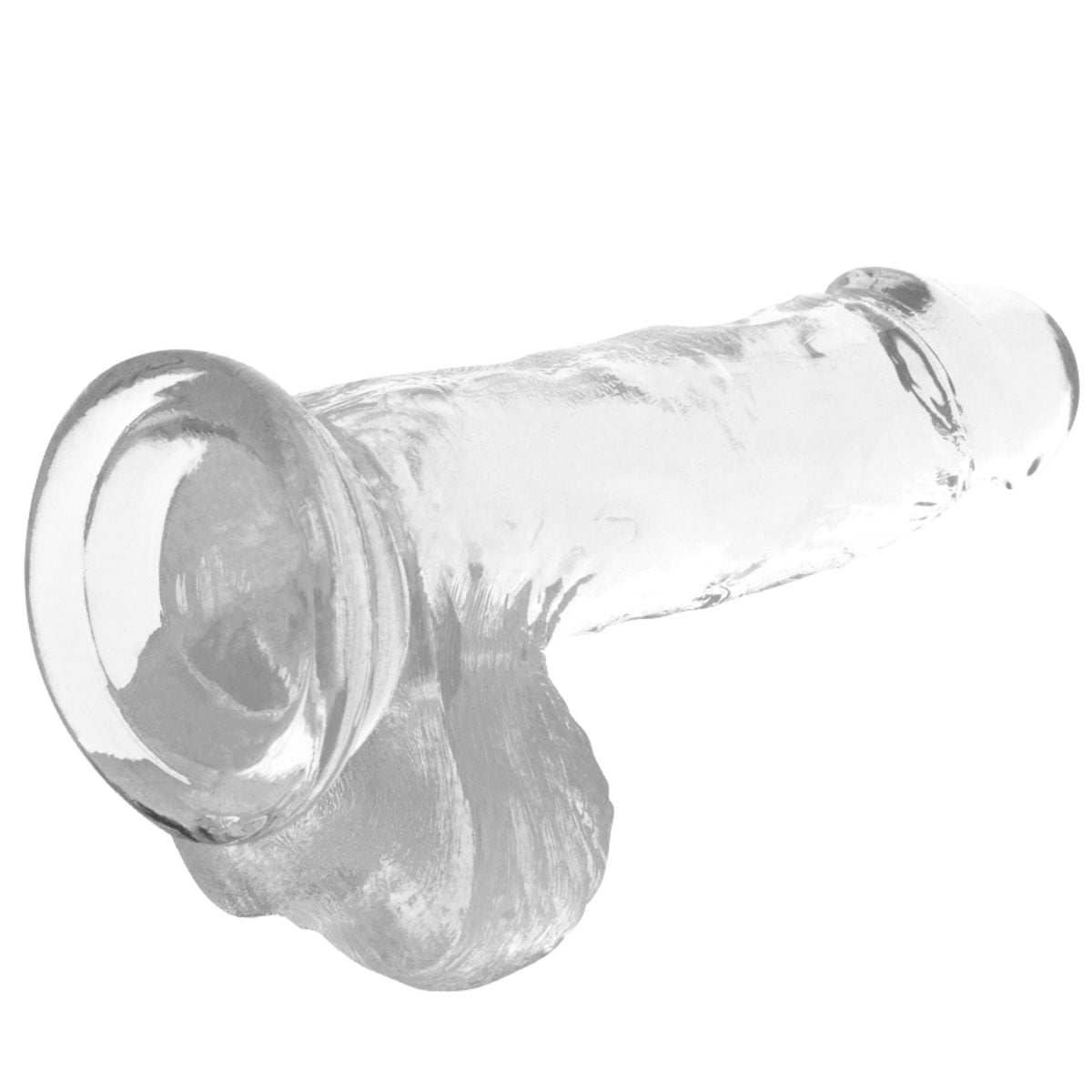 Dildo - Xray Clear Cock With Balls-15.5cm X 3.5cm