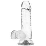 Dildo - Xray Clear Cock With Balls-15.5cm X 3.5cm