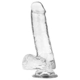 Dildo-Xray Clear Cock With Balls-18.5cm X 3.8cm