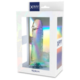 Dildo - Xray Clear Cock With Balls-15.5cm X 3.5cm