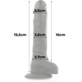 Cock Miller Silicone Super-Bendy Black Dildo 19.5 X 3.7cm