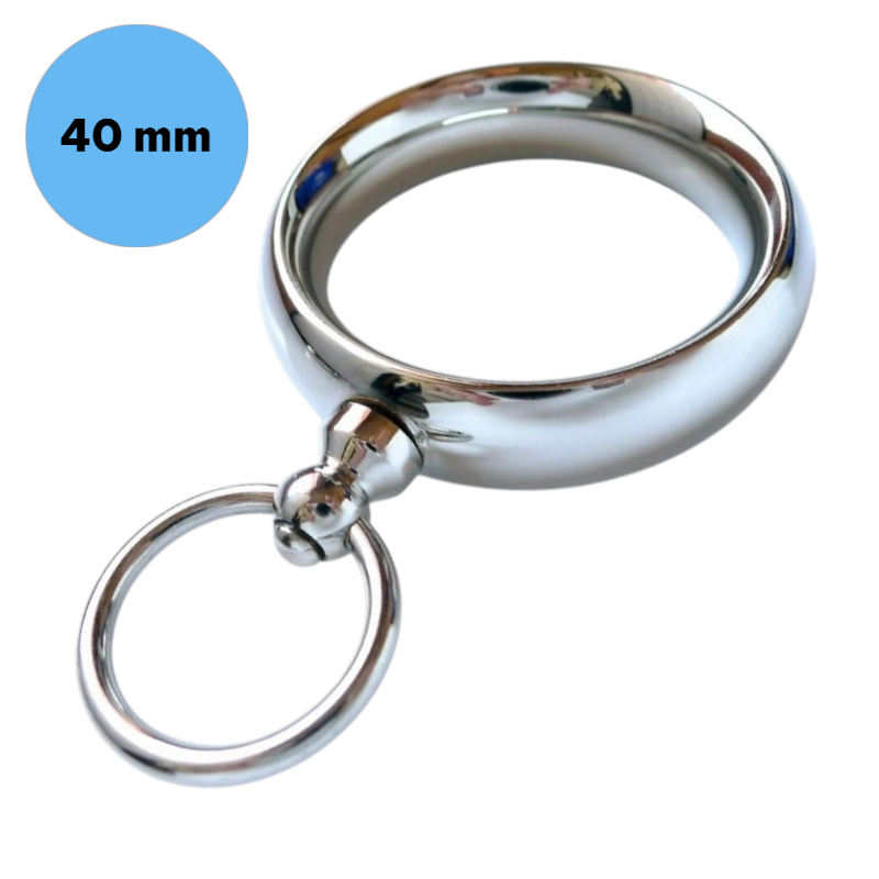 Steel Bondage Cock Ring W/O-Ring