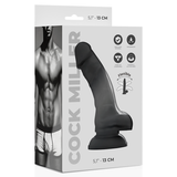 Dildo-Cock Miller Silicone Super-Bendy Black Dildo 13X3 Cm