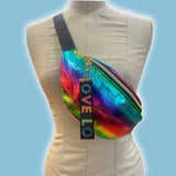 Metallic Rainbow Bum Bag