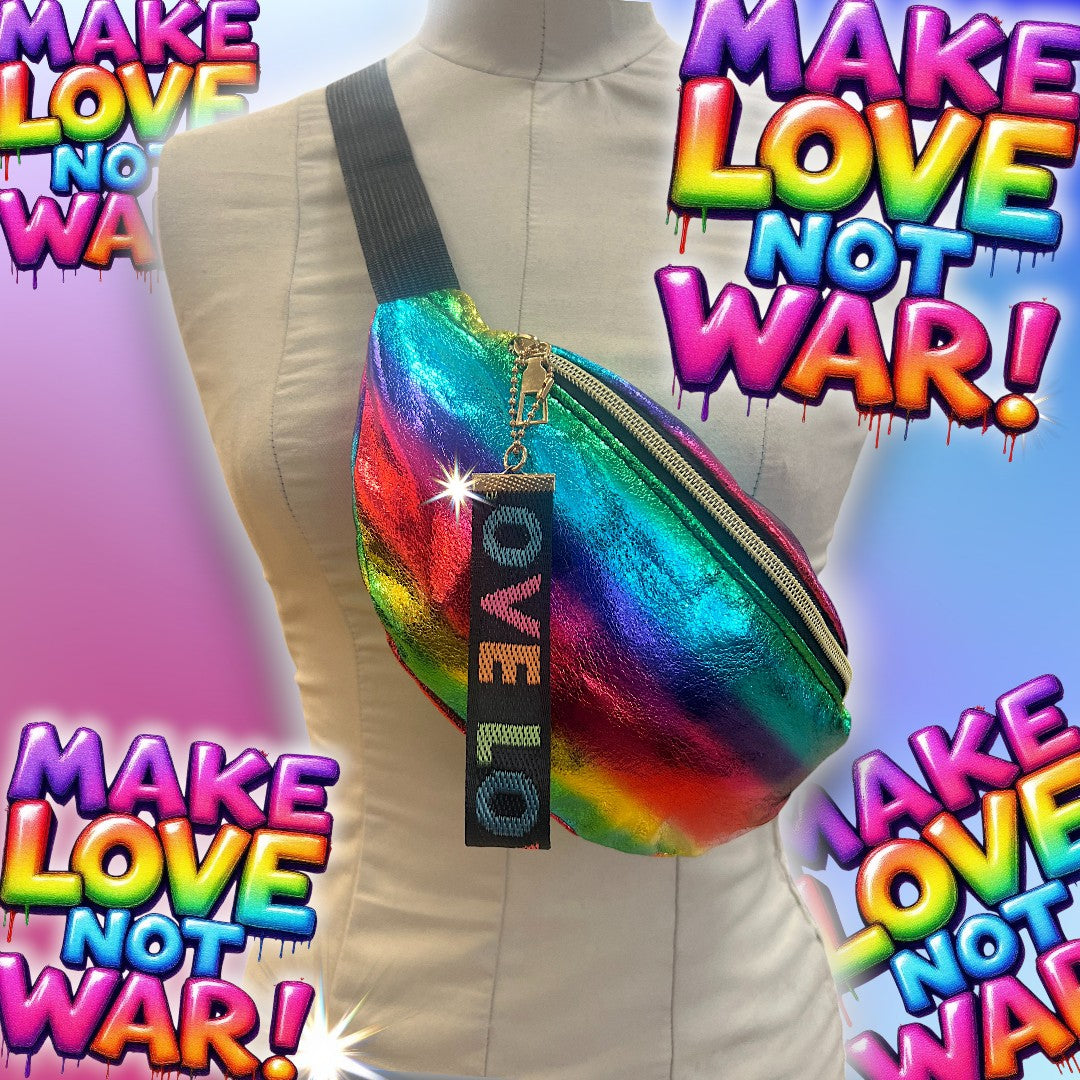Metallic Rainbow Bum Bag