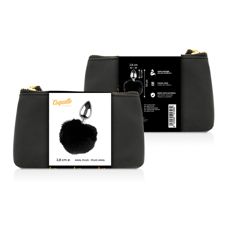 Bunny Tail-Coquette Butt Plug Metal