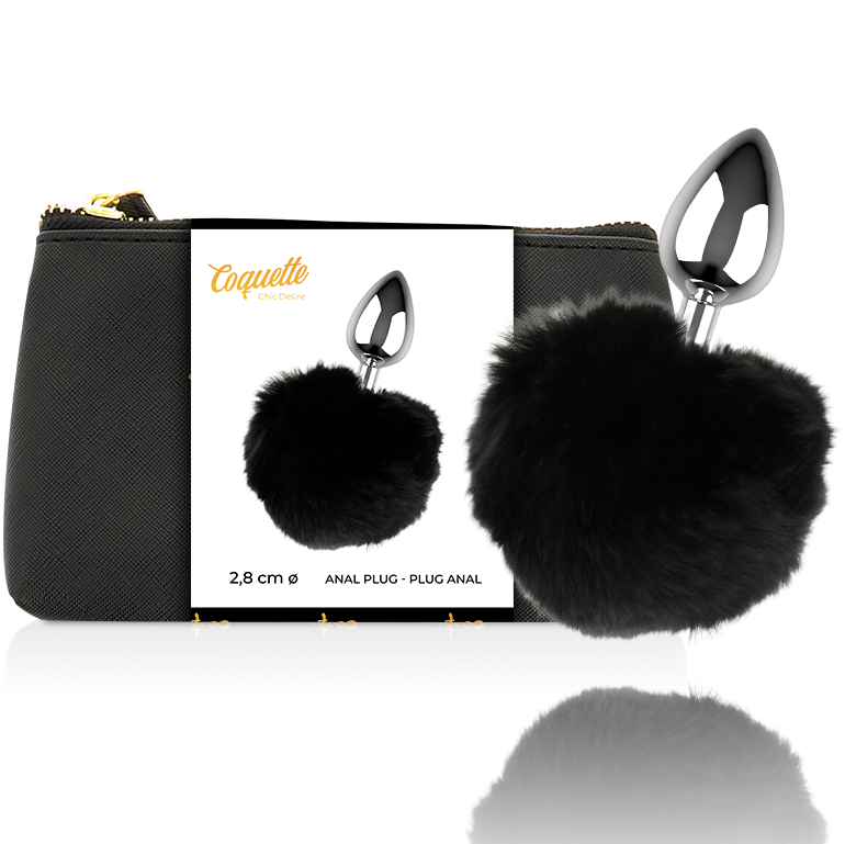 Bunny Tail-Coquette Butt Plug Metal