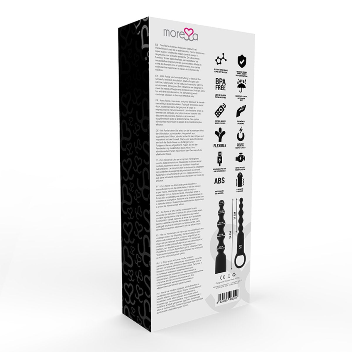 Moressa Ronie Remote Control Anal Beads Vibrator