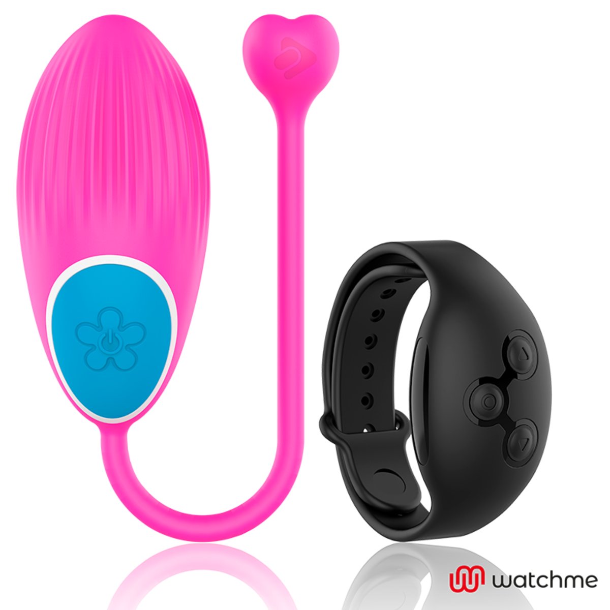 Watchme Wearwatch Egg Vibrator Wireless Technology Fuchsia/ Jet