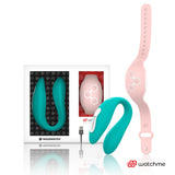 Watchme Wearwatch Dual Pleasure Couples Vibrator Wireless Technology Light