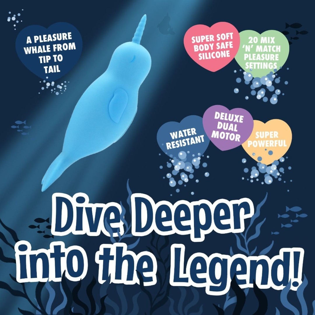 Unihorn Of The Sea-Neigh Mo The Narwhal Clitoral Vibrator