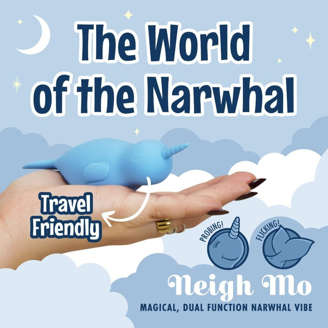 Unihorn Of The Sea-Neigh Mo The Narwhal Clitoral Vibrator