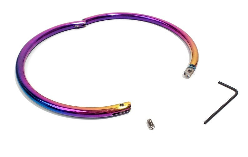 Rainbow Steel Eternity Collar