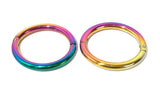 Rainbow Steel Eternity Cuff