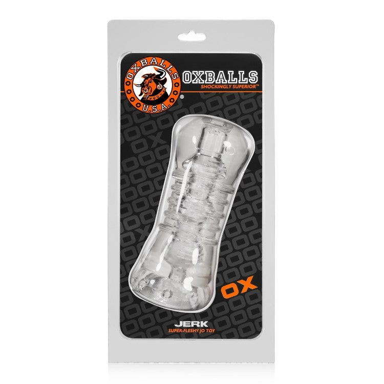 Jerk  Masturbator Sleeve -Clear
