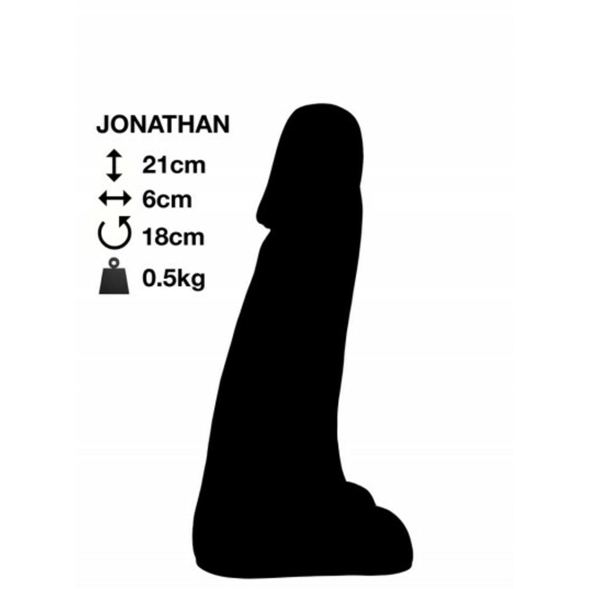 Dildo-Jonathan-Regular Cock Dildo