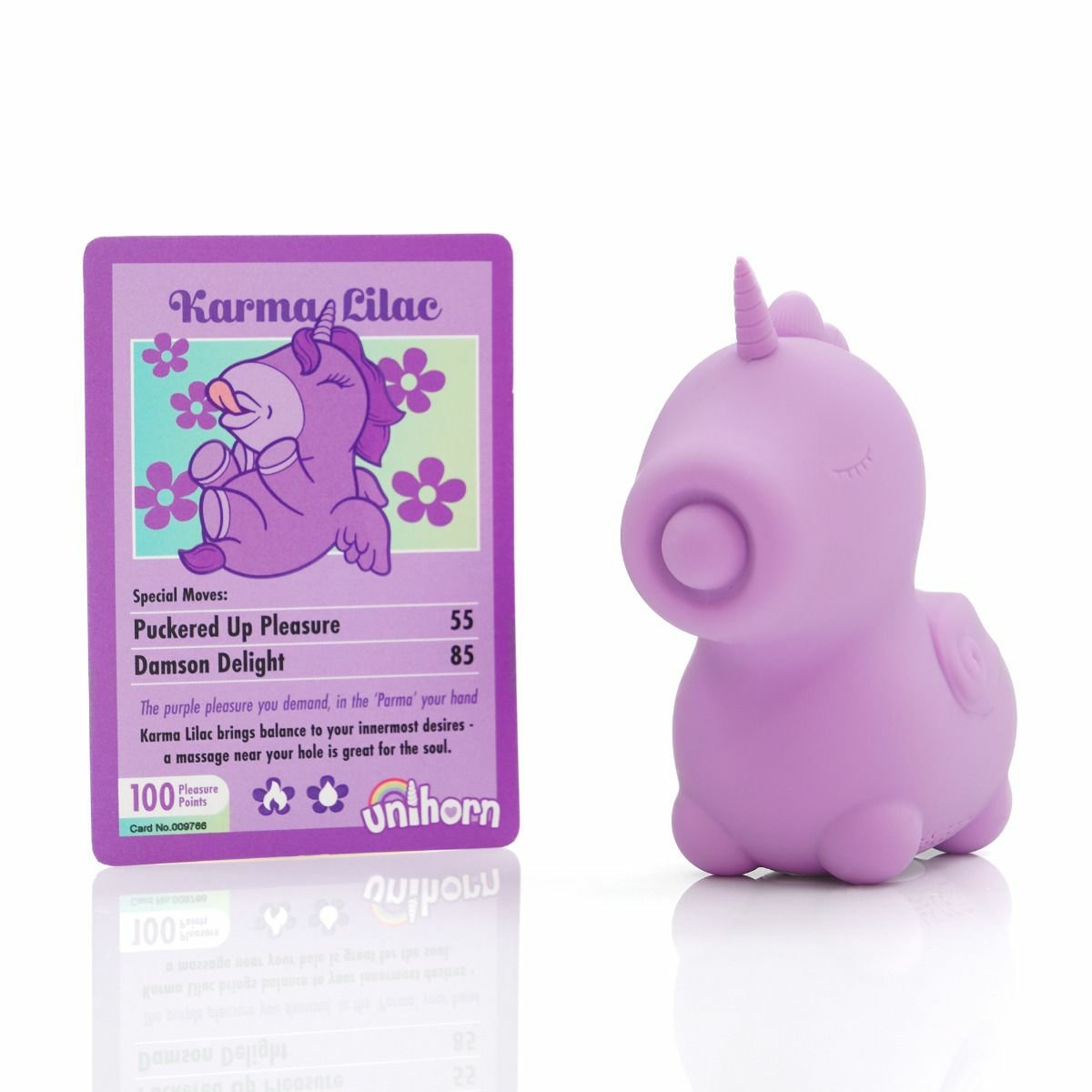 Unihorn Karma Lilac Massaging Clitoral Vibrator