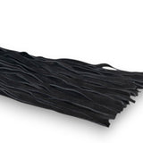 Suede Leather Flogger Black