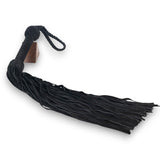 Suede Leather Flogger Black