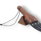 Wood Handle 20 Leather Thong Tawse