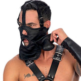 Leather Mask W/ Mouth Gag