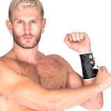 Leather Gauntlet Wallet White Trim