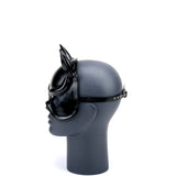 Cecilio Leather Designs Little  Devil Mask - Black