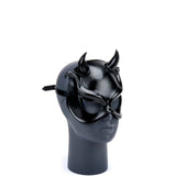 Cecilio Leather Designs Little  Devil Mask - Black