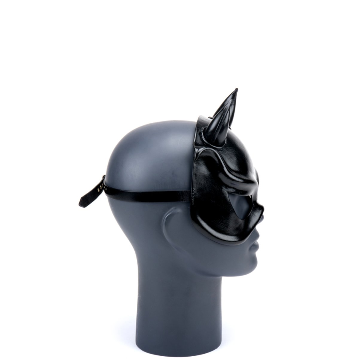 Cecilio Leather Designs Little  Devil Mask - Black