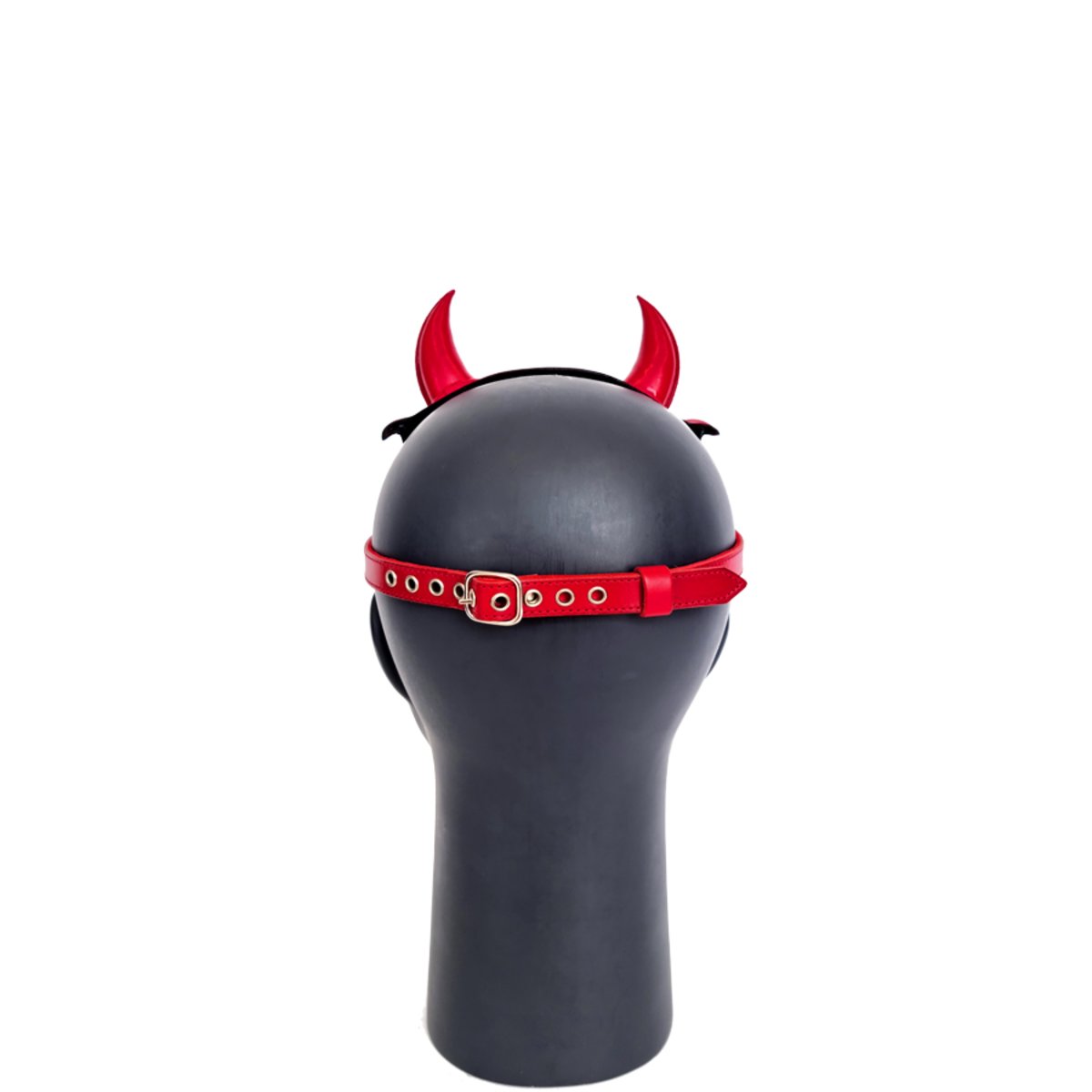 Cecilio Leather Designs Little Devil Mask -Red
