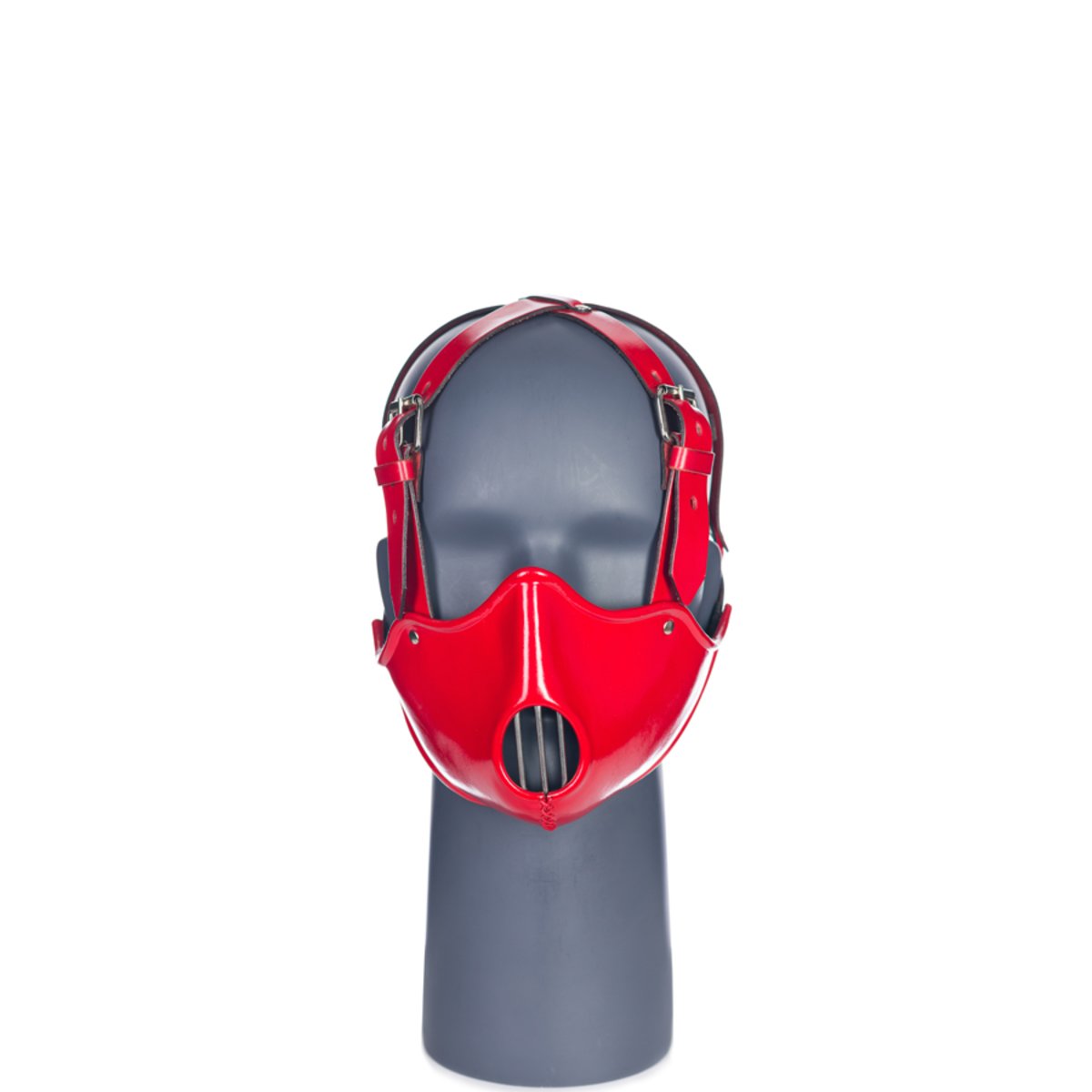 Cecilio Leather Designs Hannibal Mask - Red