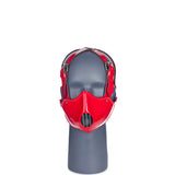 Cecilio Leather Designs Hannibal Mask - Red
