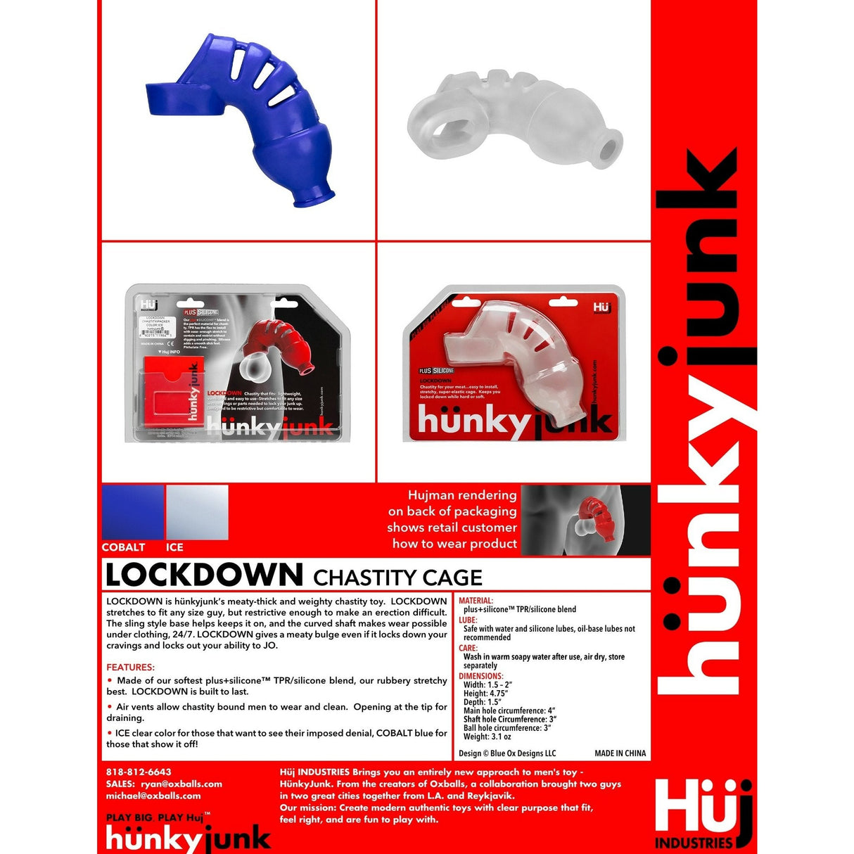 Lockdown Ice Cock-Cage Chastity