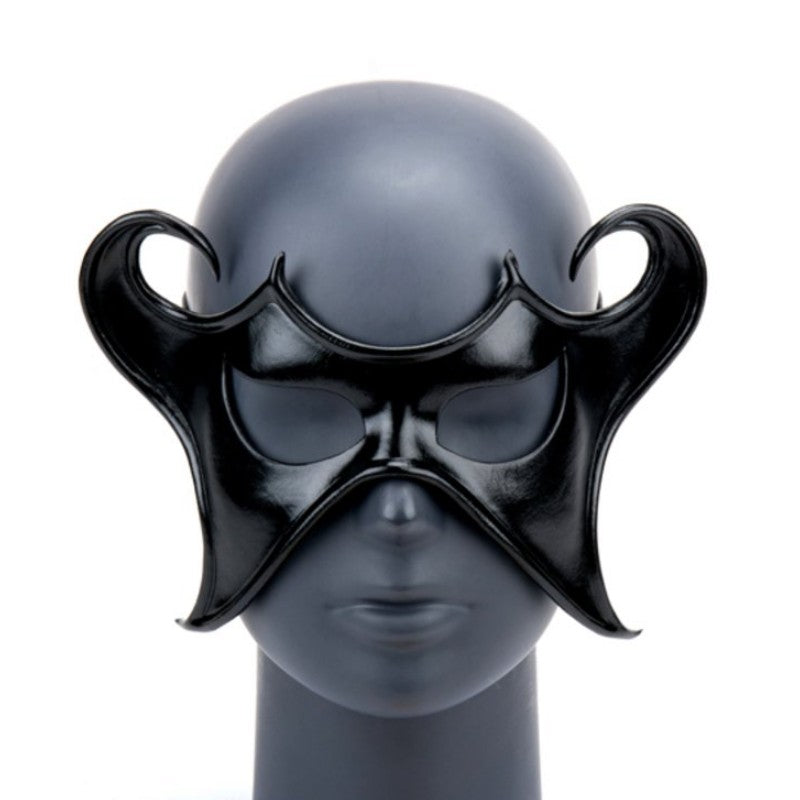 Cecilio Leather Designs Lord Of Darkness Mask - Black