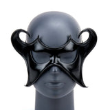 Cecilio Leather Designs Lord Of Darkness Mask - Black