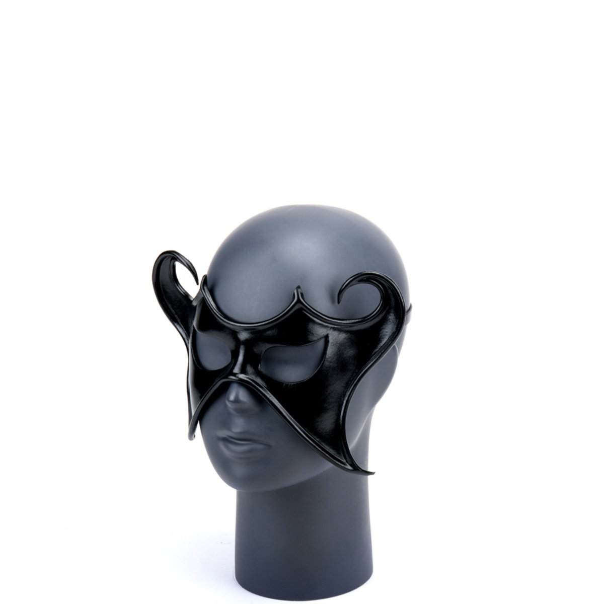 Cecilio Leather Designs Lord Of Darkness Mask - Black