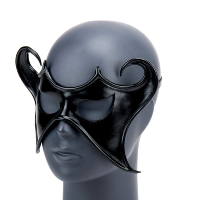 Cecilio Leather Designs Lord Of Darkness Mask - Black