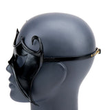 Cecilio Leather Designs Lord Of Darkness Mask - Black