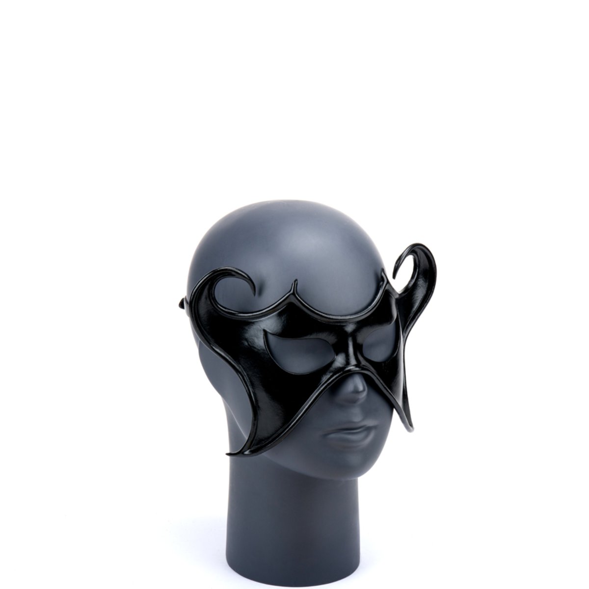Cecilio Leather Designs Lord Of Darkness Mask - Black