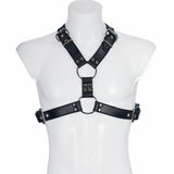 Soft Leather Male Upper Body De Luxe Harness M2O
