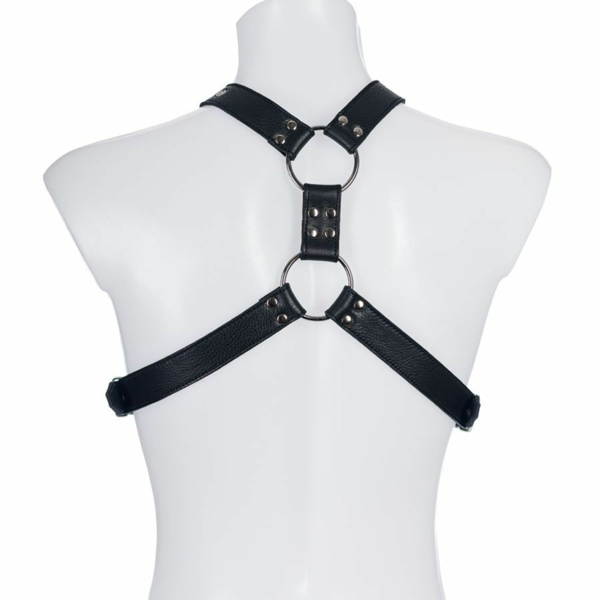 Soft Leather Male Upper Body De Luxe Harness M2O