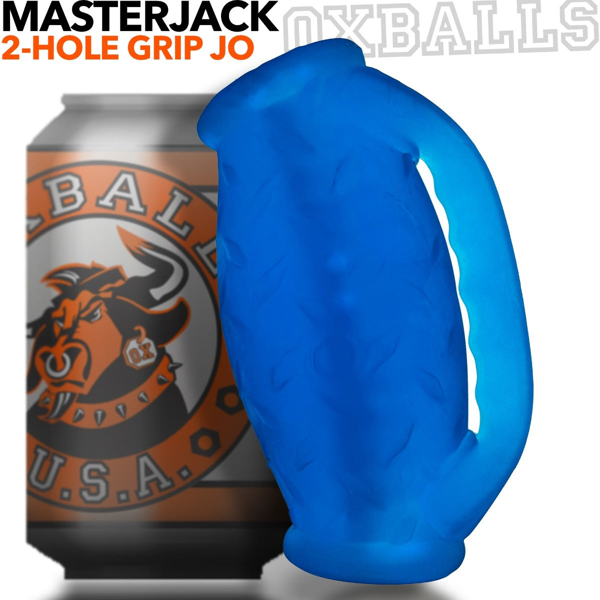 Oxballs - MASTERJACK Handle Grip Stroker Blue