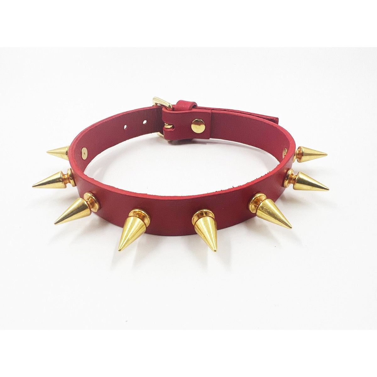 20mm Collar W Large Spikes Unlined Raw