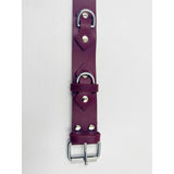 38mm Wide Strap Neck Collar With D Ring-Unlined Raw (M2O)